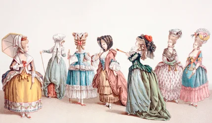 Modes féminines françaises sous le règne de Louis XVI, 1875